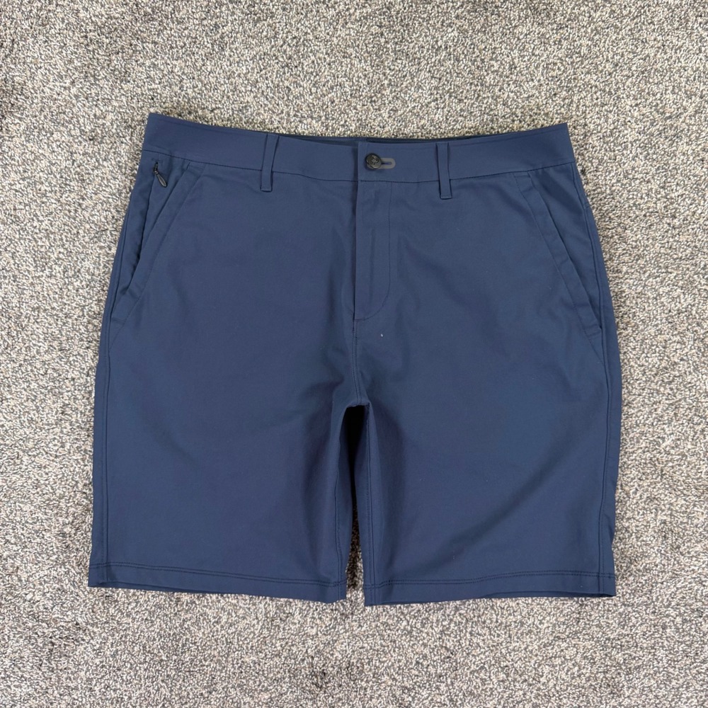 Public Rec All Day Every Day Shorts Mens 33 Navy Blue Performance Stretch Golf
